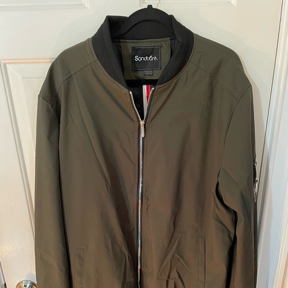 Men’s sandbank Slim Fit Lightweight Flight Bomber Jacket